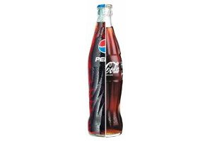 Hybrid-Flasche: Pepsi - Coca Cola